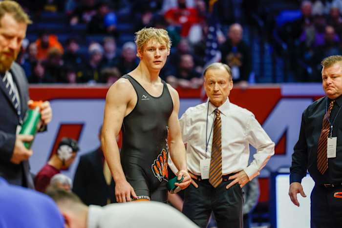 Illinois state wrestling championships February 18 2023 Nate Latsch 15362